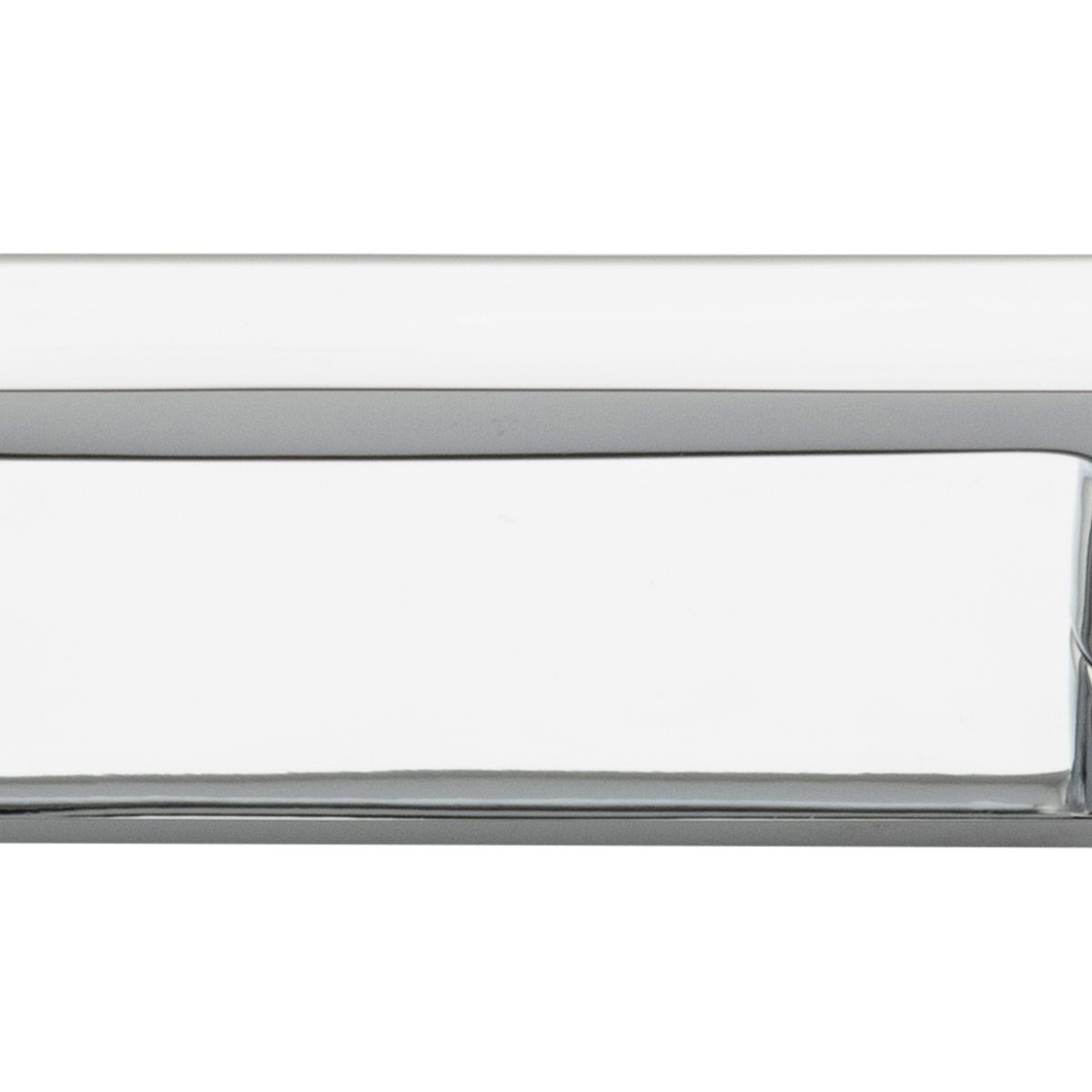 0530B - Cali Cabinet Pull with Backplate - CTC 96mm - Polished Chrome
