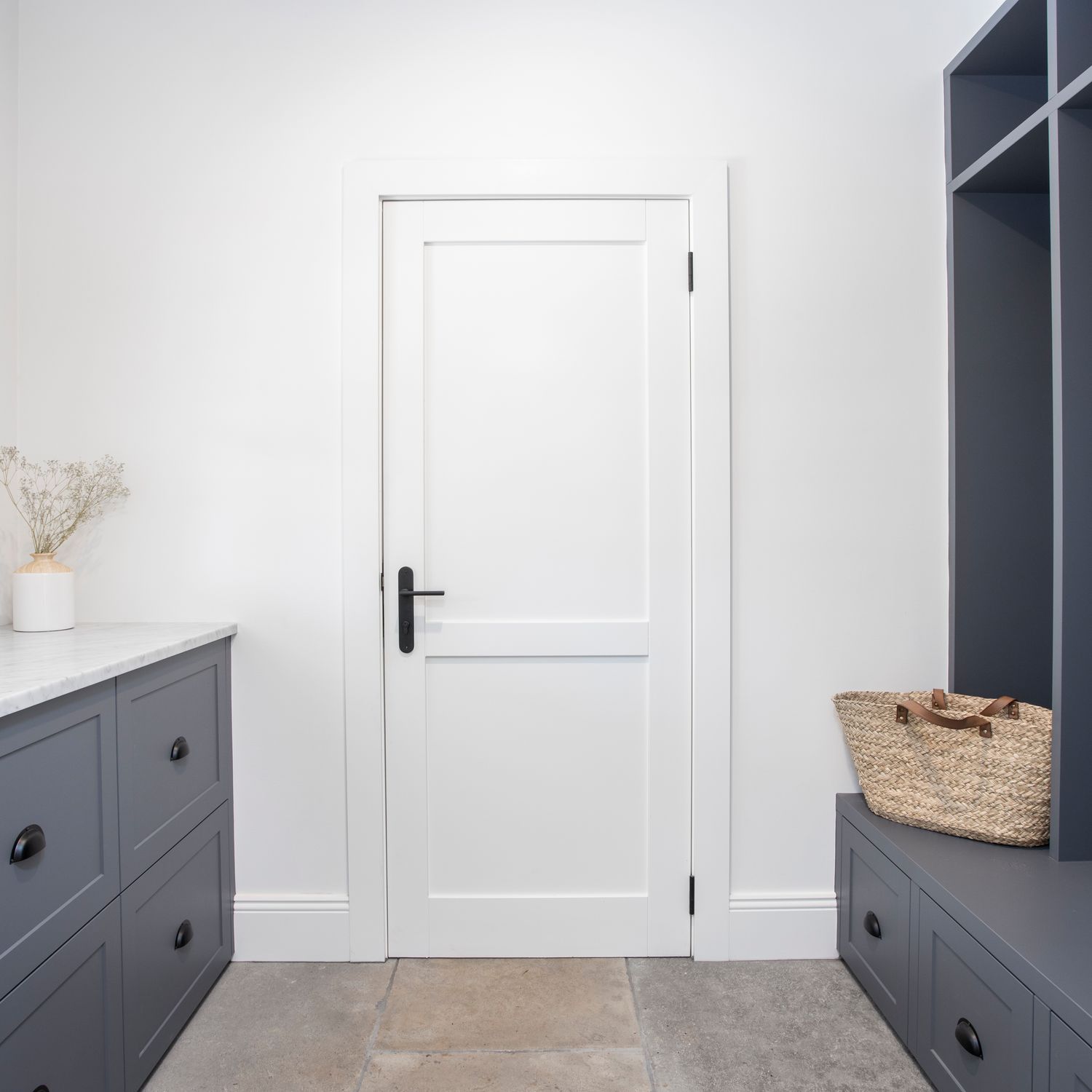 16326 - Baltimore Lever - Oval Backplate - Brushed Gold PVD - Passage