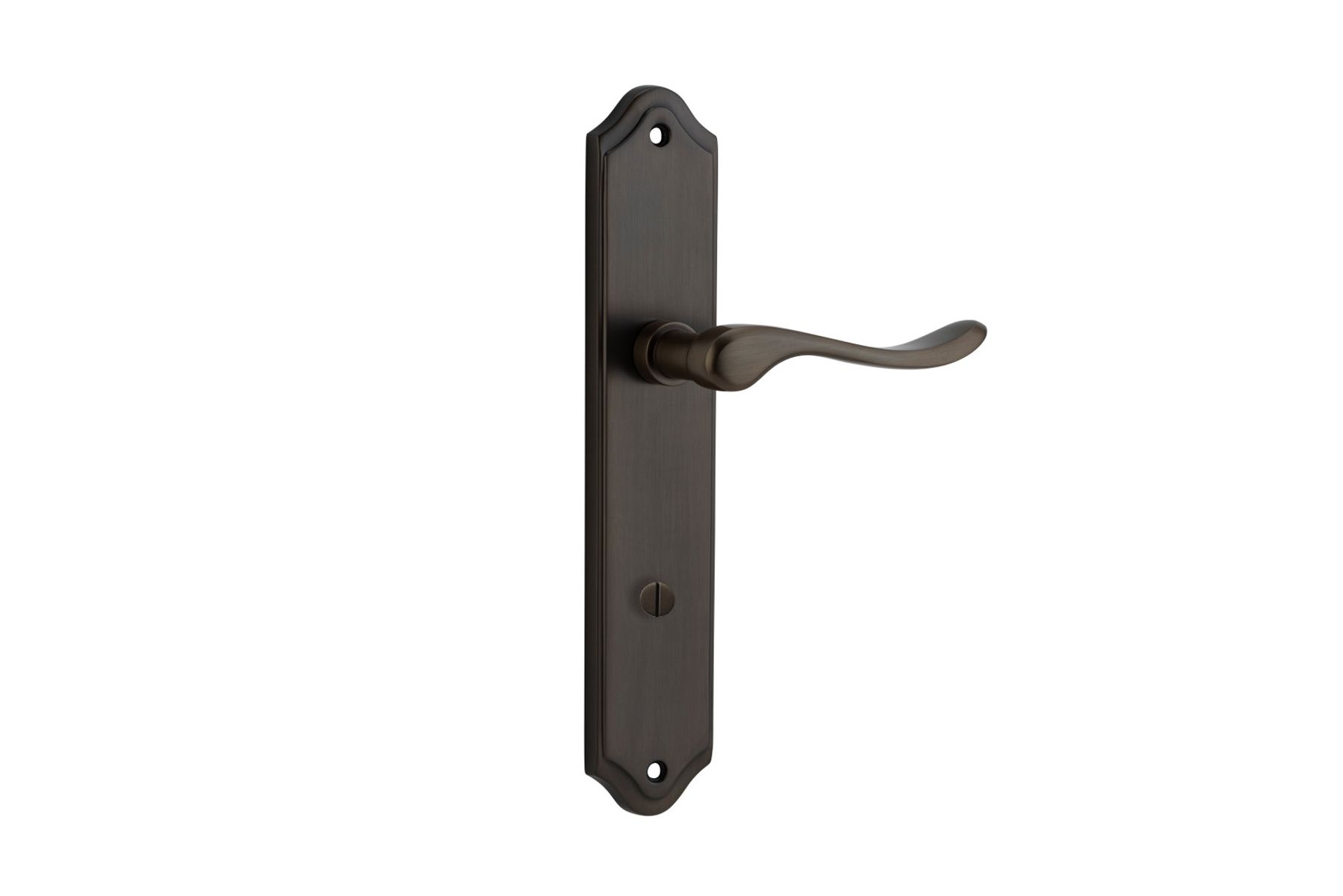 10922P85 - Stirling Lever - Shouldered Backplate - Signature Brass - Privacy