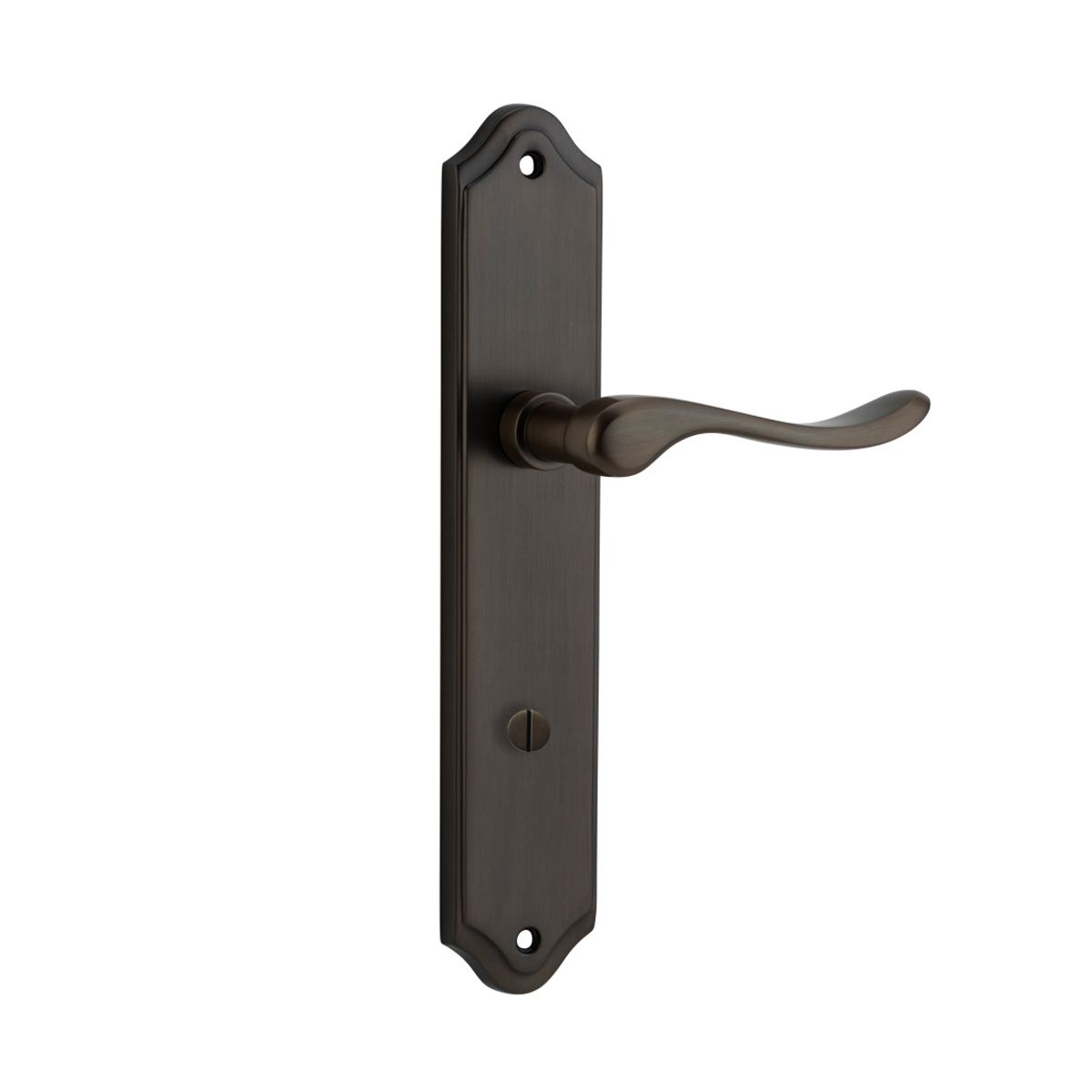 10922P85 - Stirling Lever - Shouldered Backplate - Signature Brass - Privacy