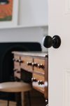 0203 - Cambridge Knob - Round Rose - Matt Black - Passage