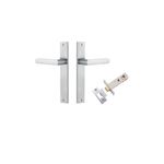 12360KPASS60 - Osaka Lever - Rectangular Backplate Passage Kit - Brushed Chrome - Passage