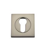 20029 - Euro Escutcheons -  Square - Satin Nickel