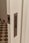 21411 - Rectangular Sliding Door Pull Passage Kit - Signature Brass - Passage