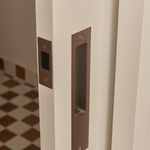 21411 - Rectangular Sliding Door Pull Passage Kit - Signature Brass - Passage