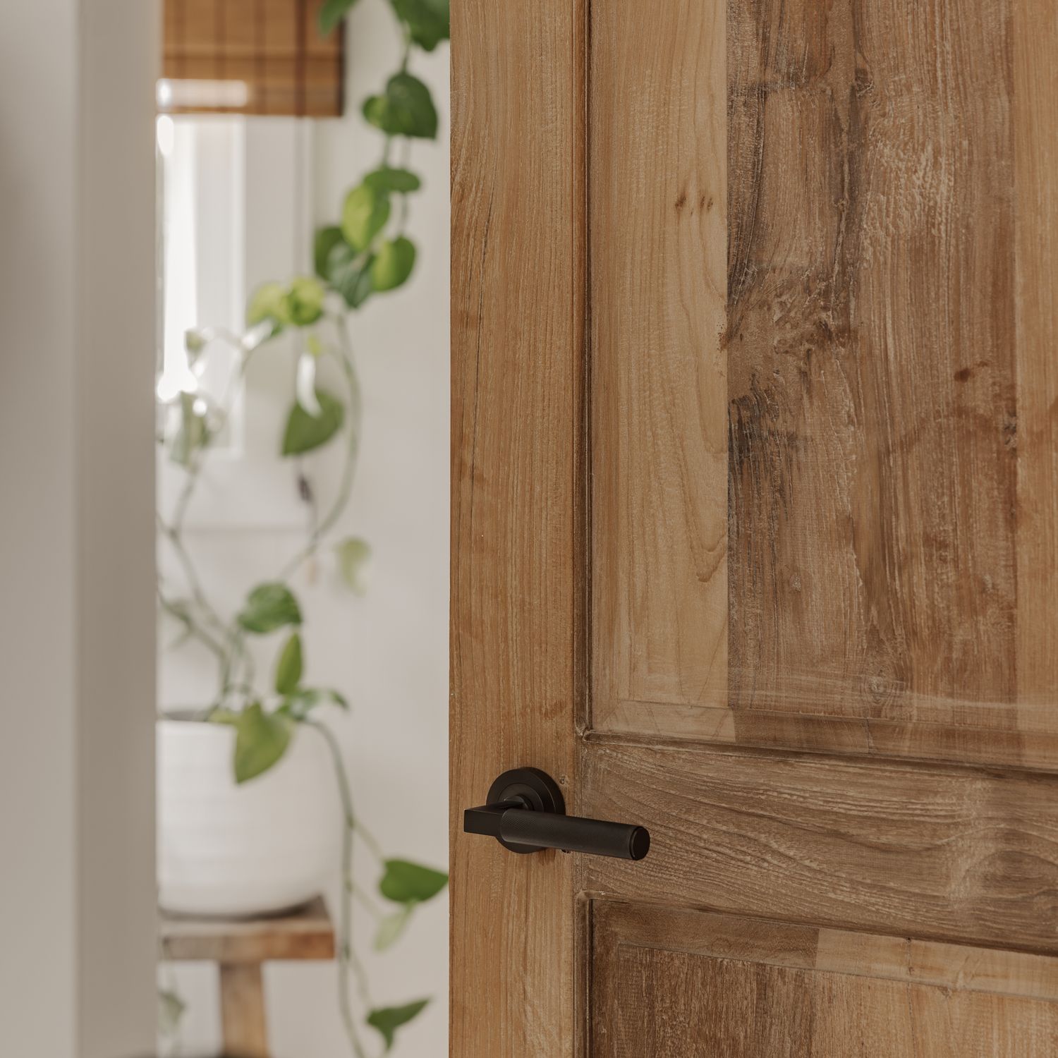 16272KPASS60 - Berlin Lever - Round Rose Passage Kit - Brushed Gold PVD - Passage