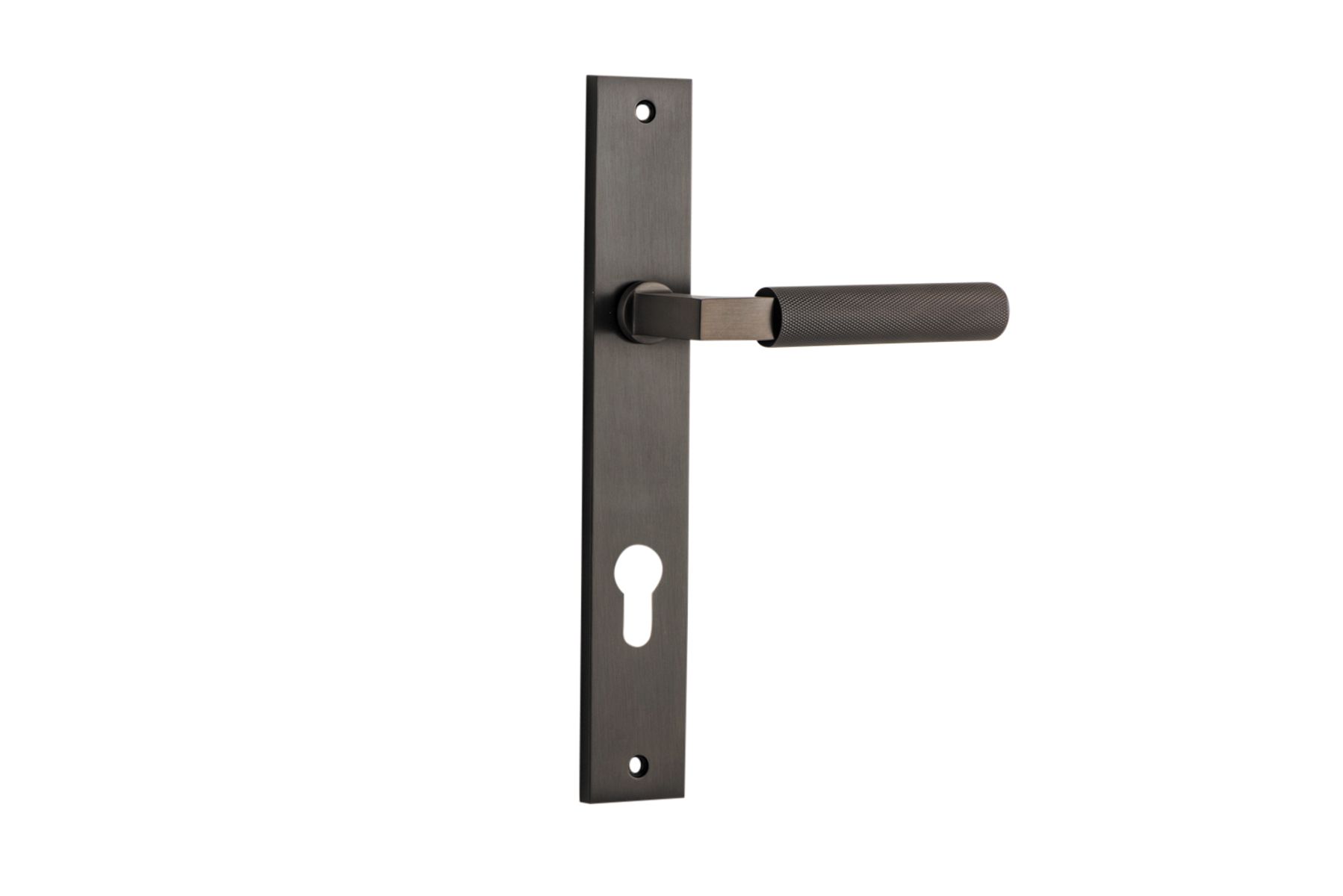 10752E85 - Brunswick Lever - Rectangular Backplate - Signature Brass - Entrance