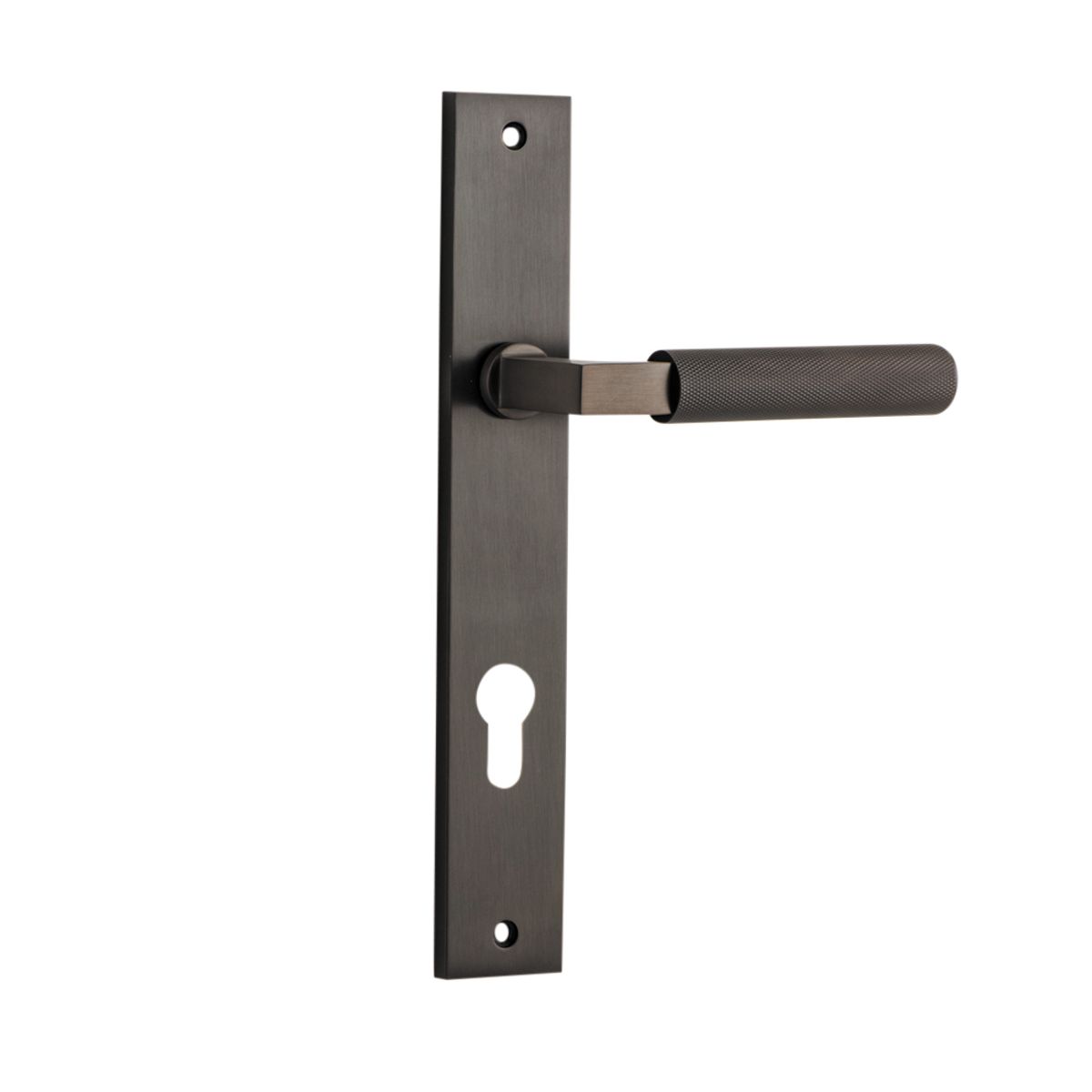 10752E85 - Brunswick Lever - Rectangular Backplate - Signature Brass - Entrance