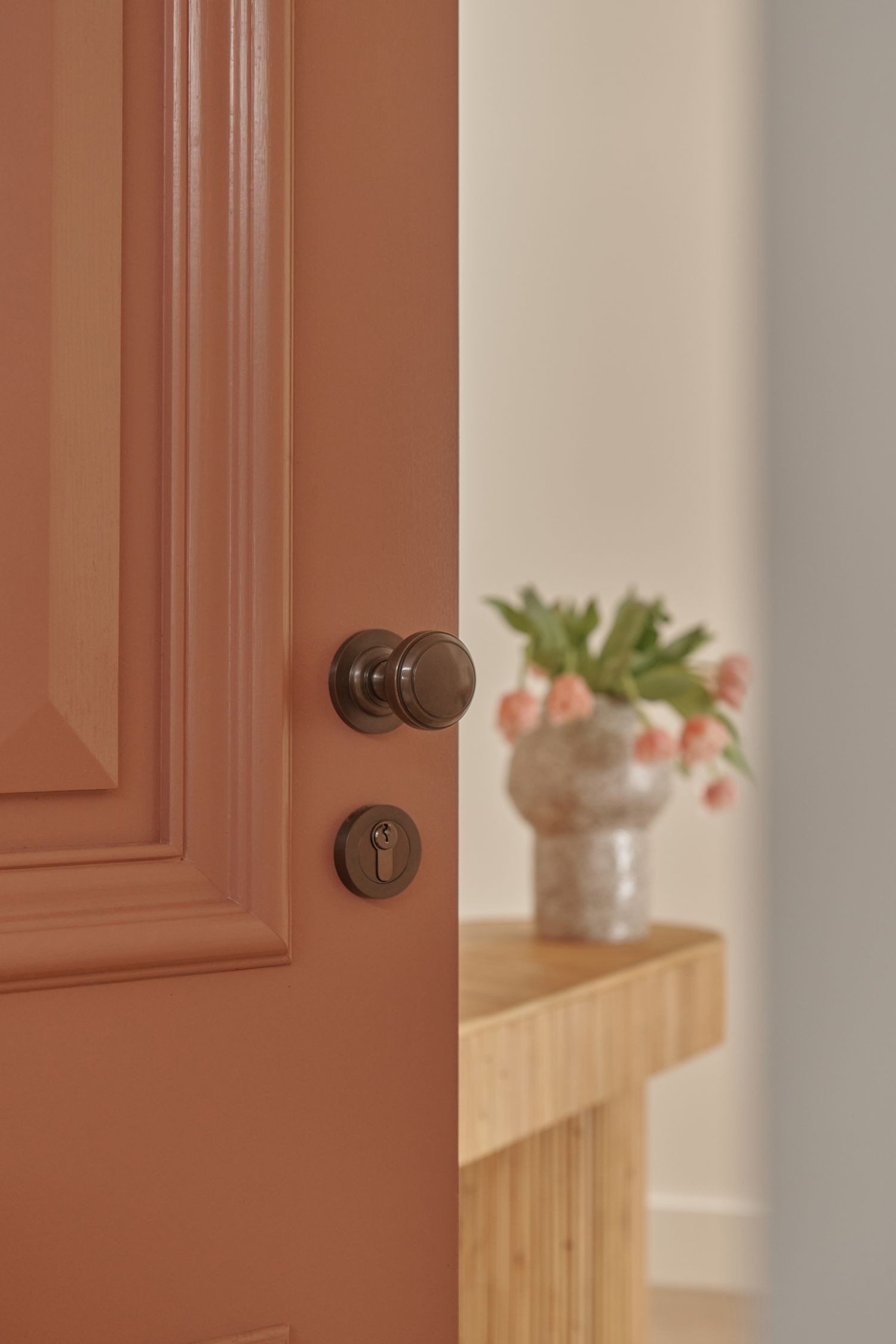 0211KENTR60KT - Paddington Knob - Round Rose Entrance Kit with Separate High Security Lock - Signature Brass - Entrance