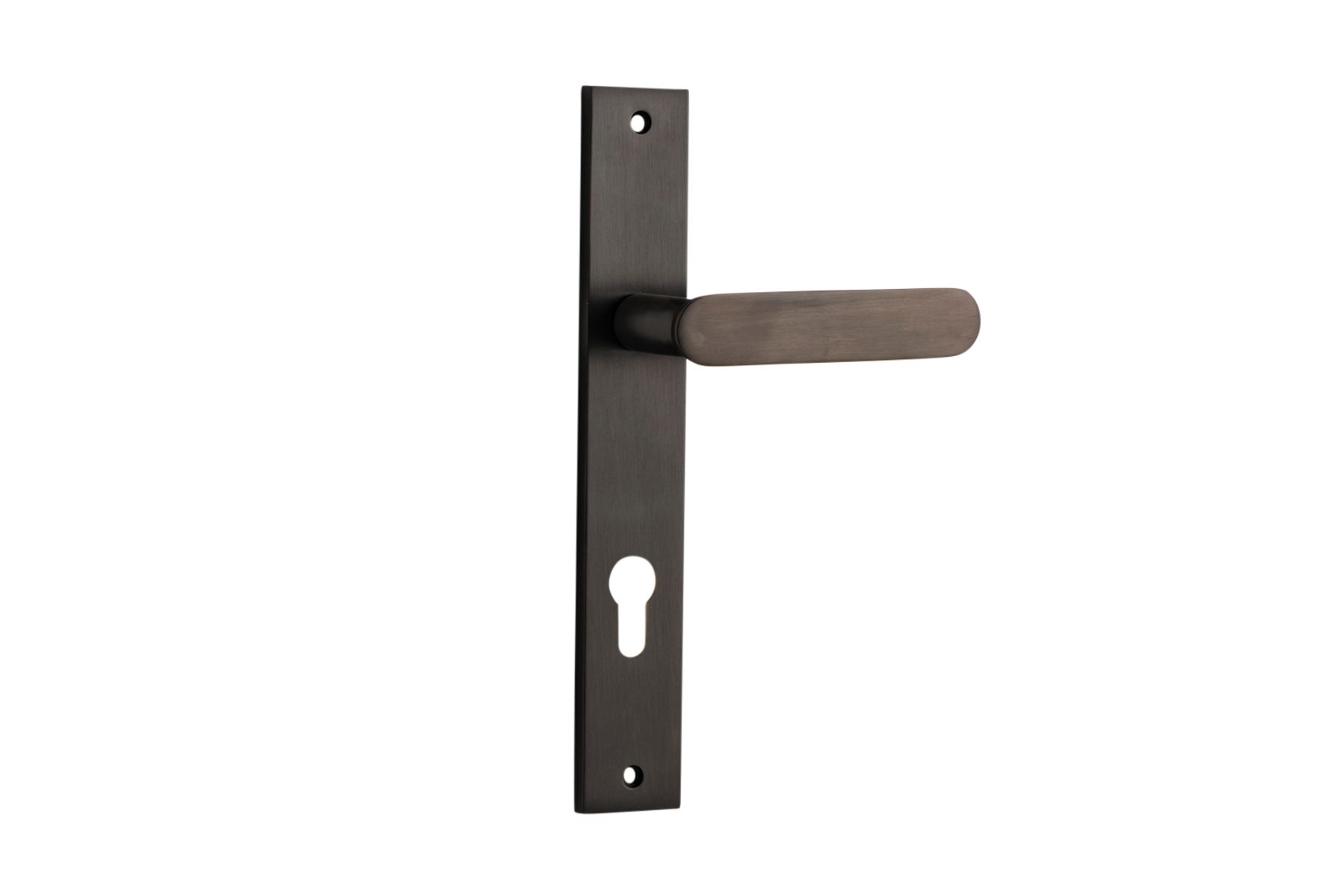 10748E85 - Bronte Lever - Rectangular Backplate - Signature Brass - Entrance