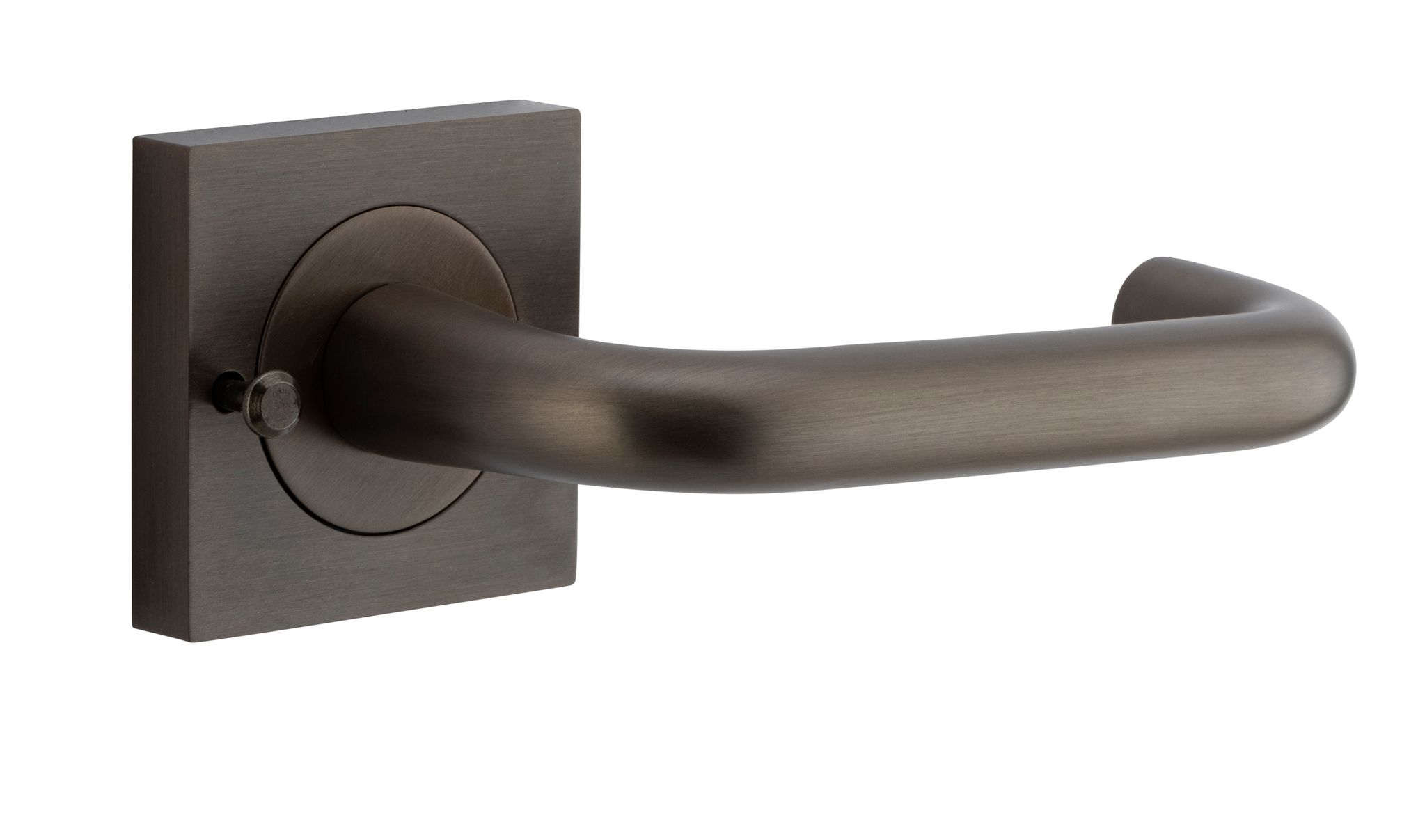 20361KIBPRIV60 - Oslo Lever - Square Rose (Inbuilt Privacy) - Signature Brass - Privacy