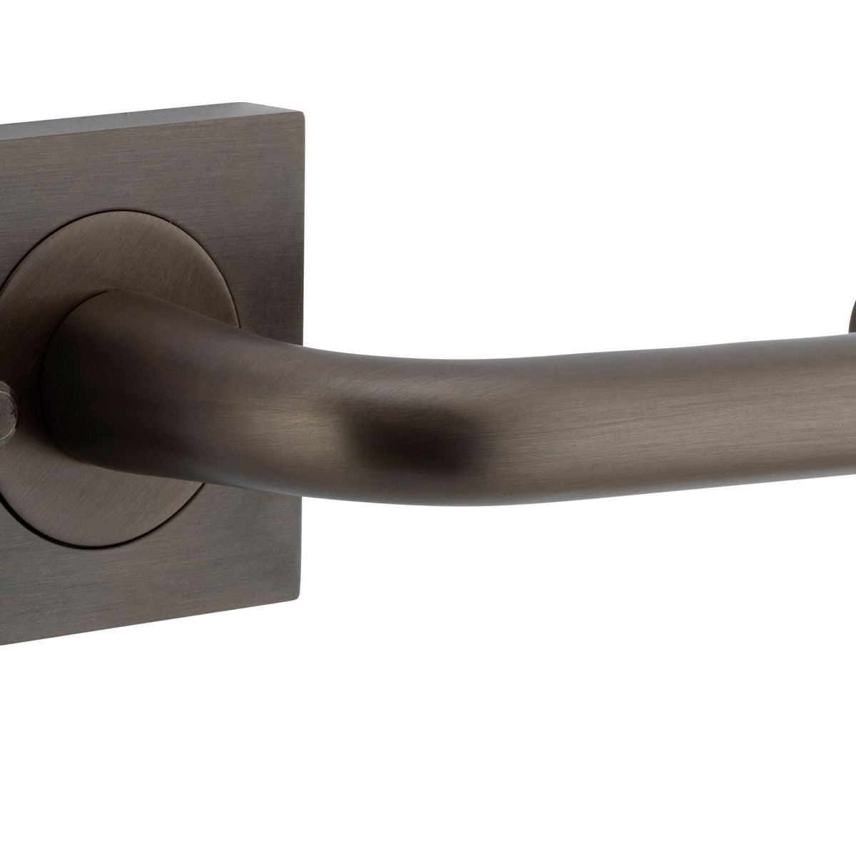 20361KIBPRIV60 - Oslo Lever - Square Rose (Inbuilt Privacy) - Signature Brass - Privacy