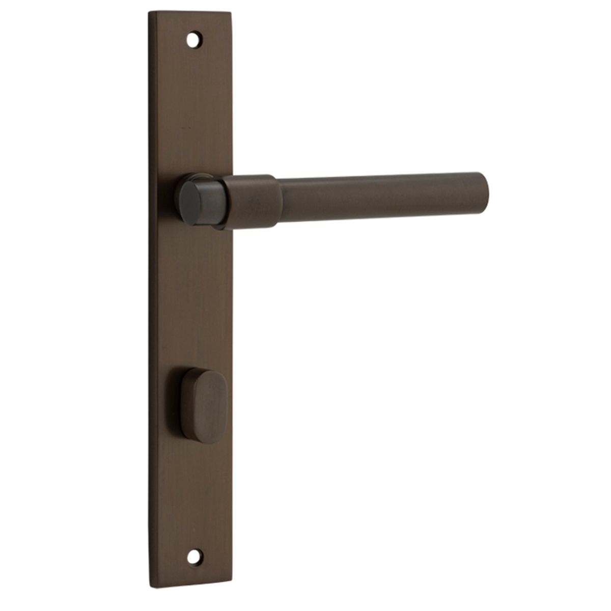 10896P85 - Helsinki Lever - Rectangular Backplate - Signature Brass - Privacy