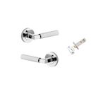 0354KIBPRIV60 - Brunswick Lever - Round Rose Privacy Kit (Inbuilt Privacy) - Polished Chrome - Privacy