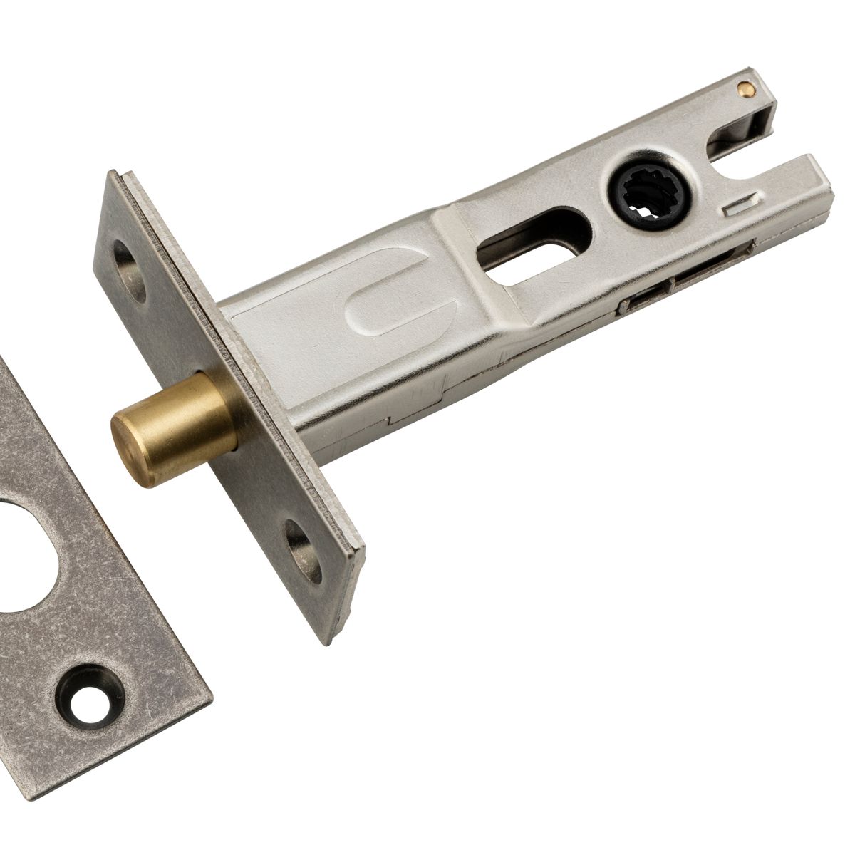 20584 - Privacy Bolt - Round - 60mm Backset - Distressed Nickel