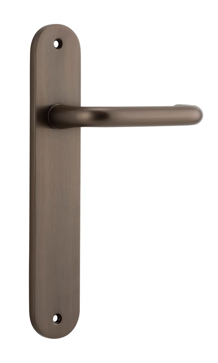 10846 - Oslo Lever - Oval Backplate - Signature Brass - Passage