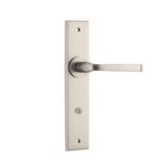 14788P85 - Annecy Lever - Chamfered Backplate - Satin Nickel - Privacy