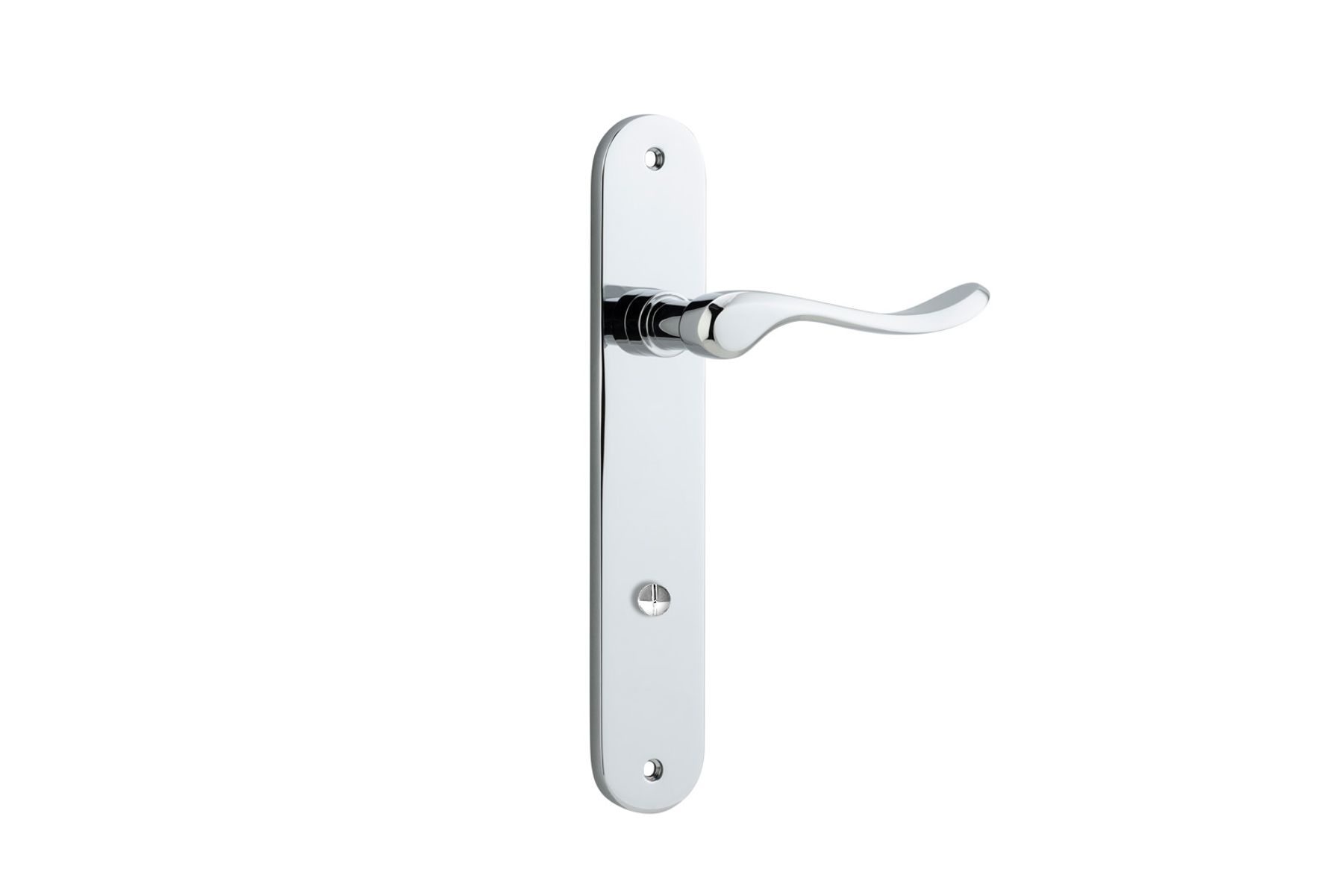 11924P85 - Stirling Lever - Oval Backplate - Polished Chrome - Privacy