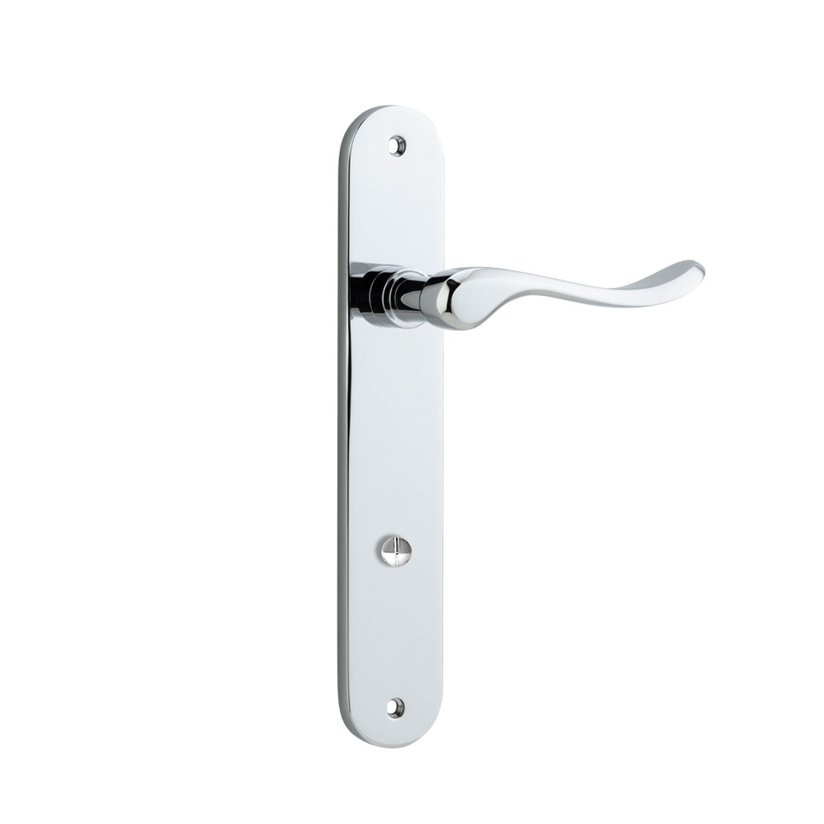 11924P85 - Stirling Lever - Oval Backplate - Polished Chrome - Privacy