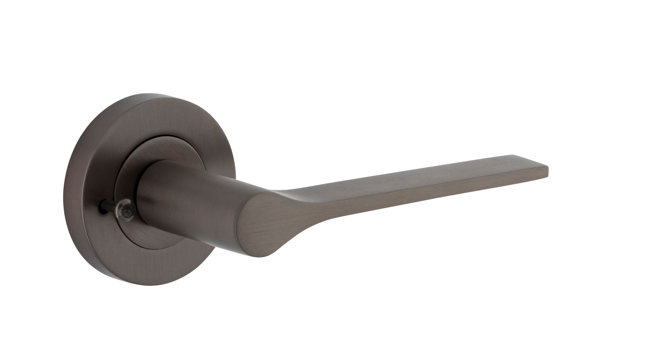 0361KIBPRIV60 - Como Lever - Round Rose Privacy Kit (Inbuilt Privacy) - Signature Brass - Privacy