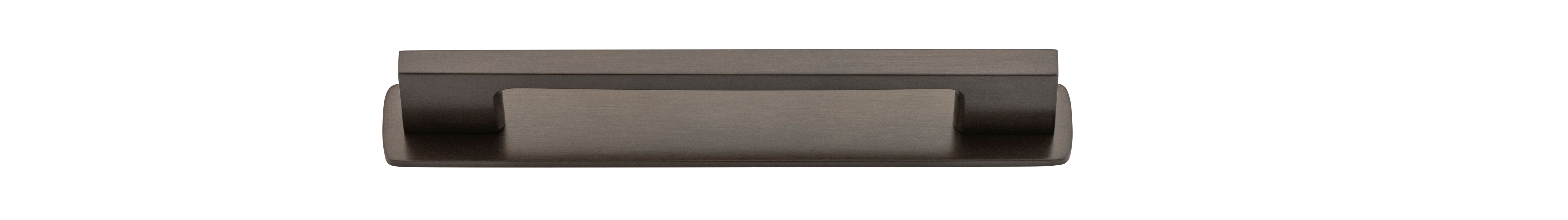 0519B - Cali Cabinet Pull with Backplate - CTC 128mm - Signature Brass