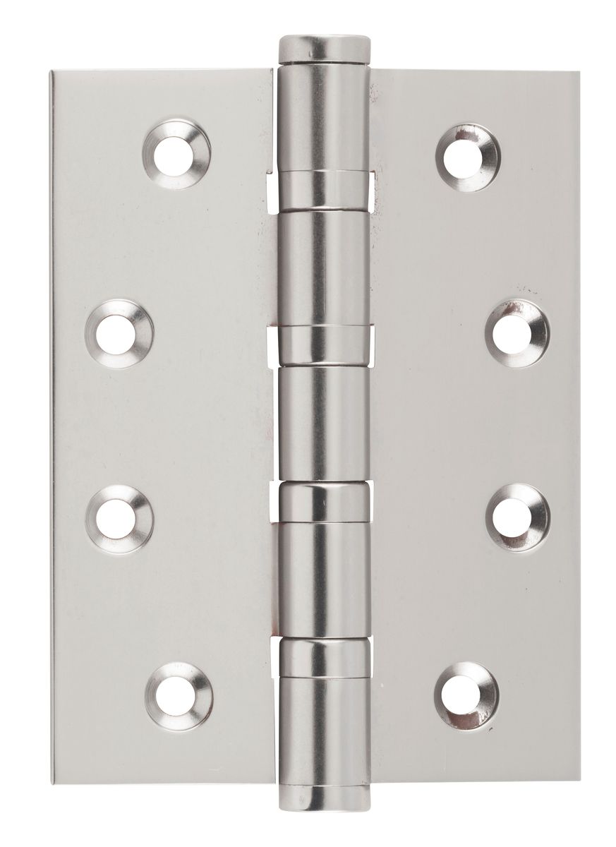 2713 - Ball Bearing Hinge - H100xW75mm - Satin Nickel