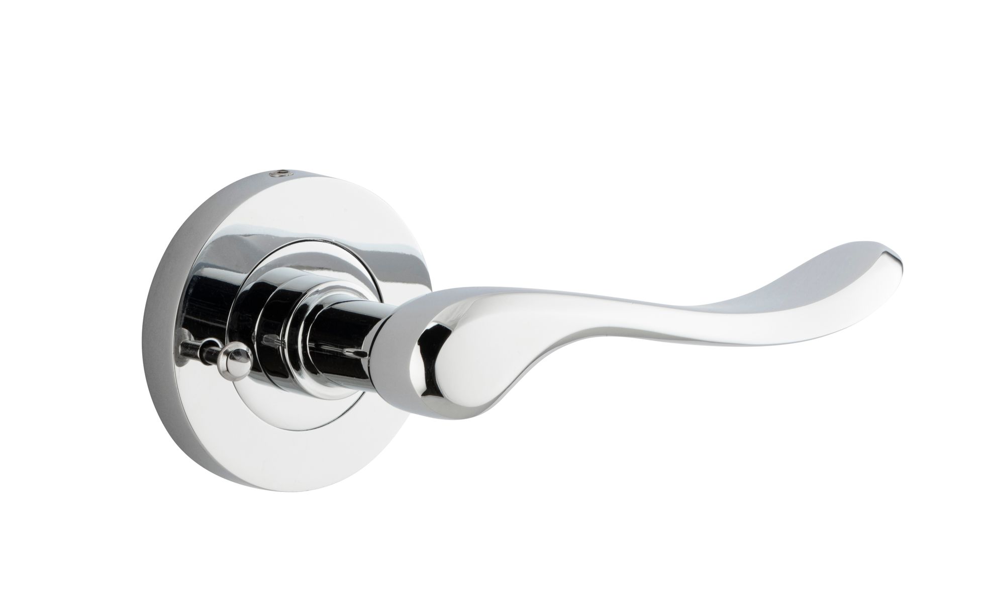 20794KIBPRIV60 - Stirling Lever - Round Rose (Inbuilt Privacy) - Polished Chrome - Privacy