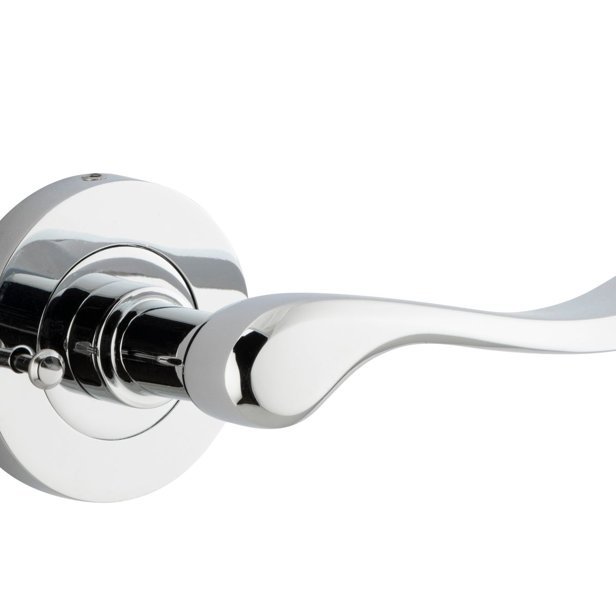 20794KIBPRIV60 - Stirling Lever - Round Rose (Inbuilt Privacy) - Polished Chrome - Privacy