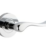 20794KIBPRIV60 - Stirling Lever - Round Rose (Inbuilt Privacy) - Polished Chrome - Privacy