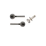 0327KPASS60 - Annecy Lever - Round Rose Passage Kit - Distressed Nickel - Passage