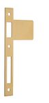 20126 - Extended 85mm Strikers - H198xW85mm - Brushed Brass