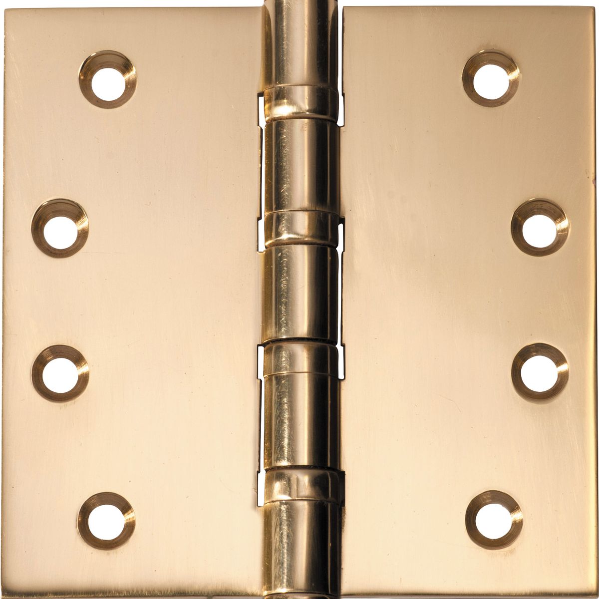2464 - Ball Bearing Hinge - H100xW100mm - Polished Brass