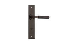 10796 - Brunswick Lever - Chamfered Backplate - Signature Brass - Passage
