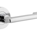 20784KIBPRIV60 - Baltimore Return Lever - Round Rose (Inbuilt Privacy) - Polished Chrome - Privacy