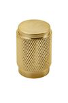 17157 - Brunswick Cupboard Knob P28xD20mm - Brushed Gold PVD