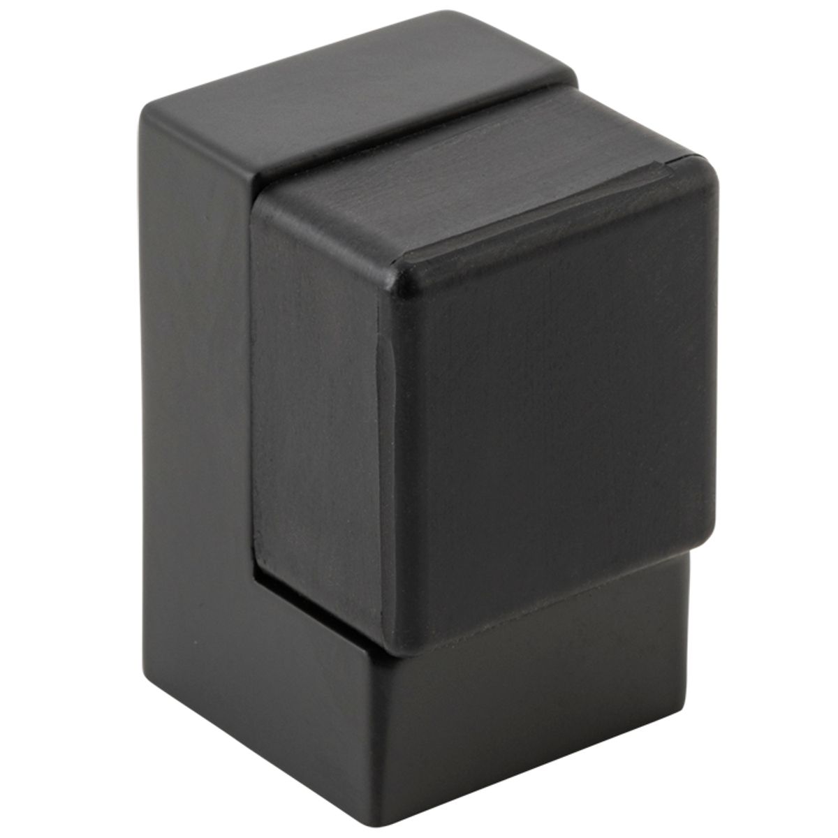 20823 - Square Door Stop - Matt Black