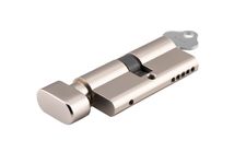 21619 - Euro Cylinder Key/Thumb 5 Pin - Satin Nickel - Entrance