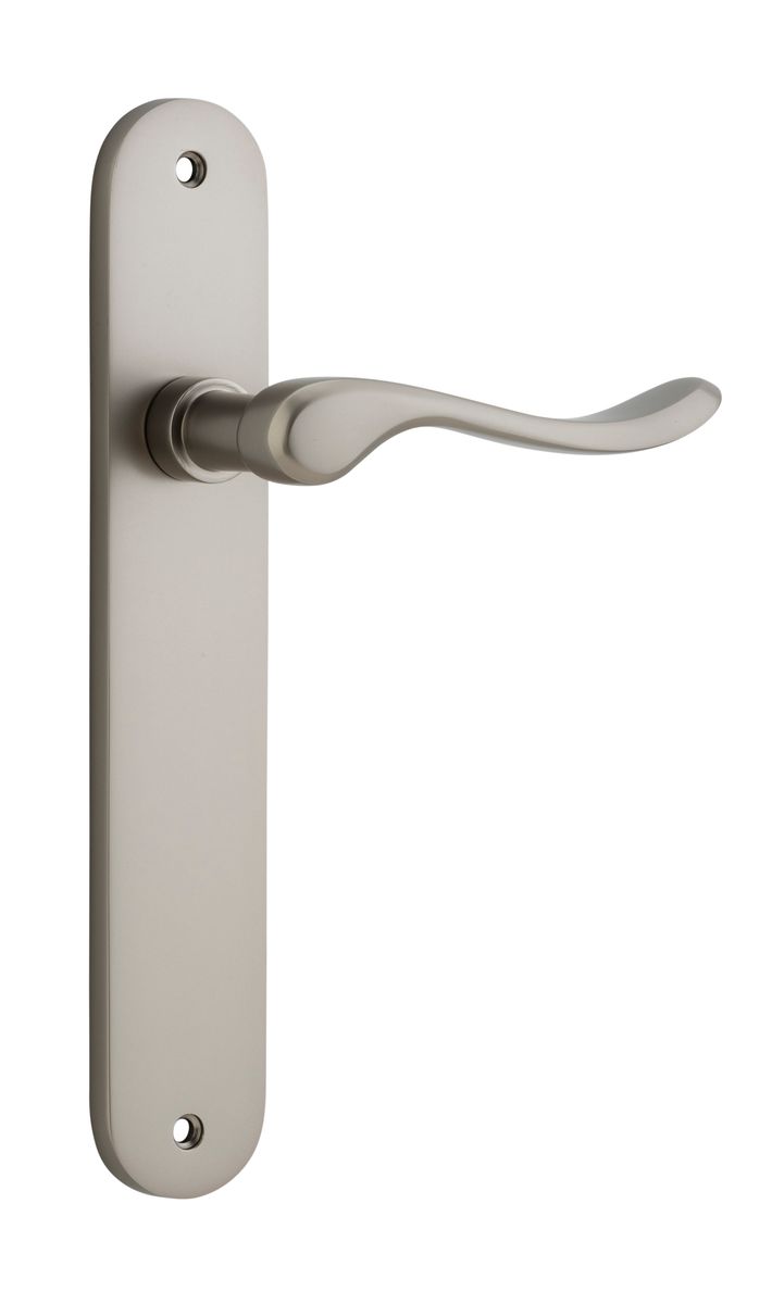 14924 - Stirling Lever - Oval Backplate - Satin Nickel - Passage