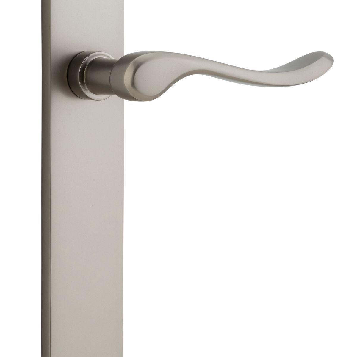 14924 - Stirling Lever - Oval Backplate - Satin Nickel - Passage