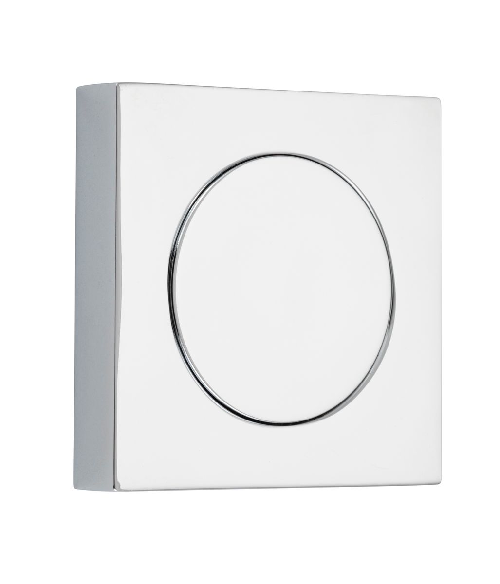 20294 - Blank Rose - Square - Polished Chrome