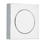 20294 - Blank Rose - Square - Polished Chrome