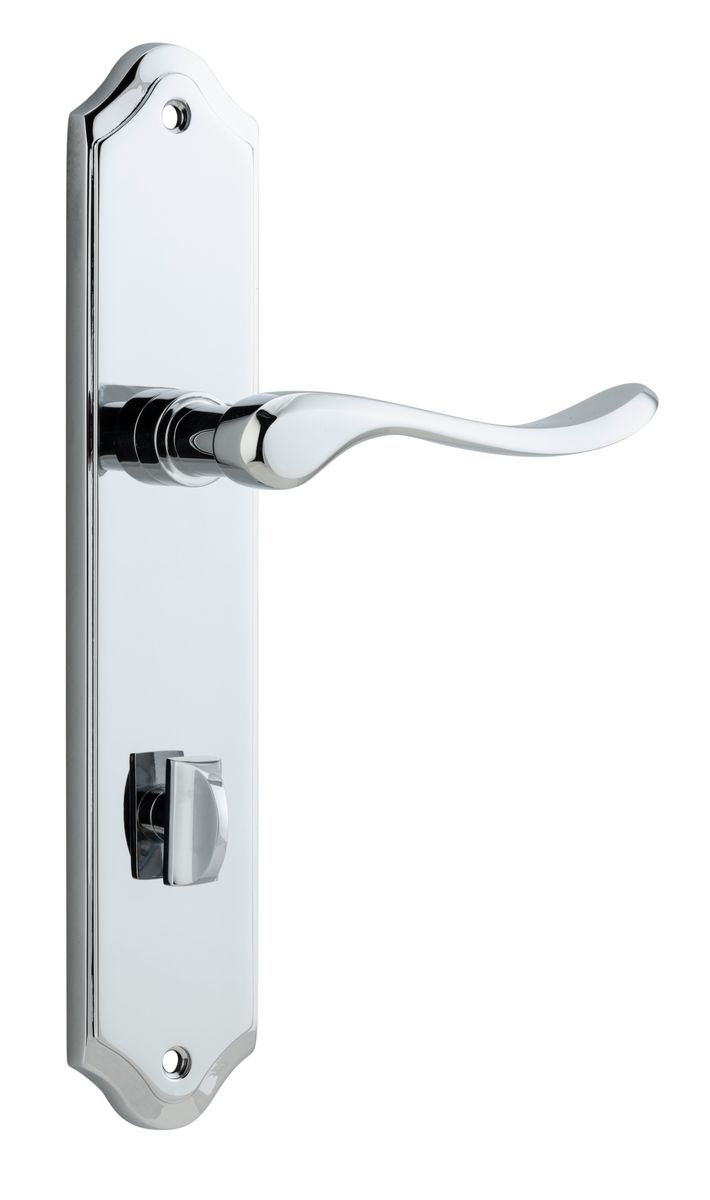 11922P85 - Stirling Lever - Shouldered Backplate - Polished Chrome - Privacy