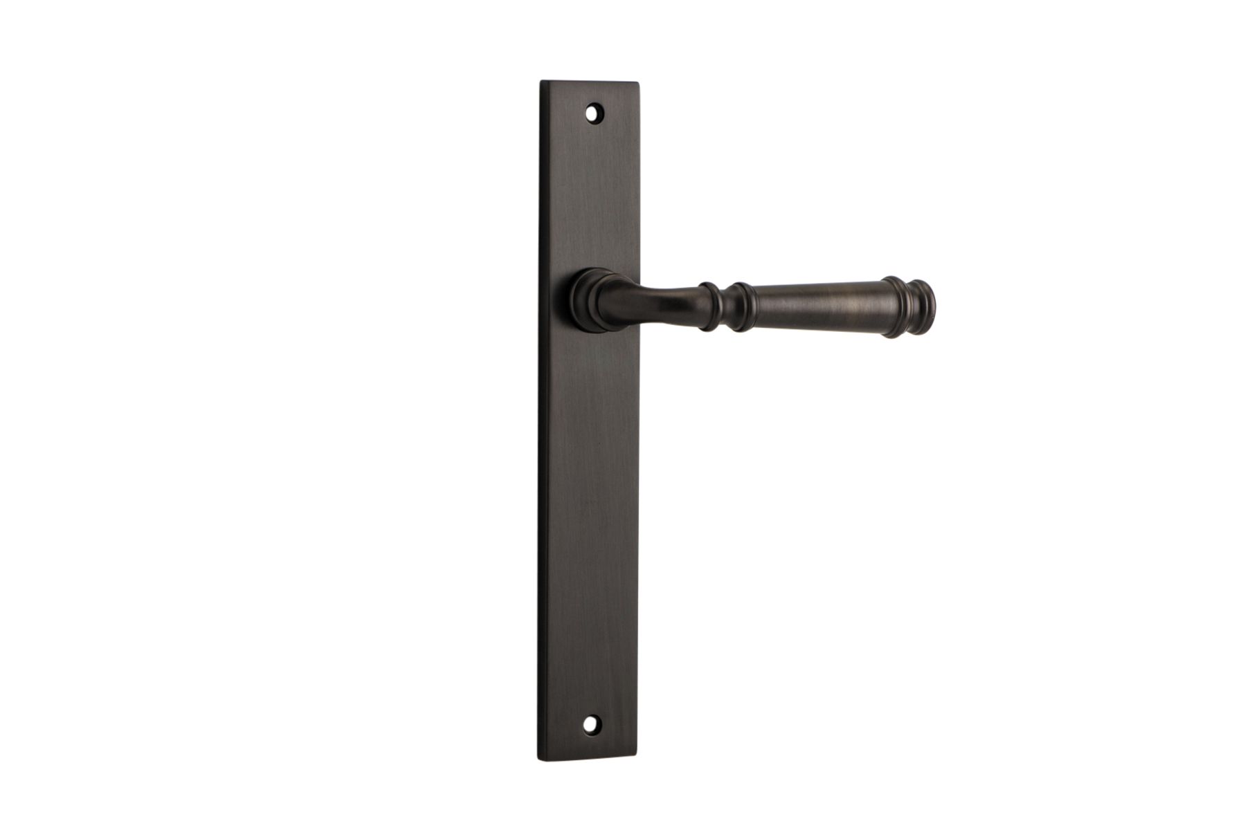 10706 - Verona Lever - Rectangular Backplate - Signature Brass - Passage