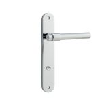 11900P85 - Helsinki Lever - Oval Backplate - Polished Chrome - Privacy