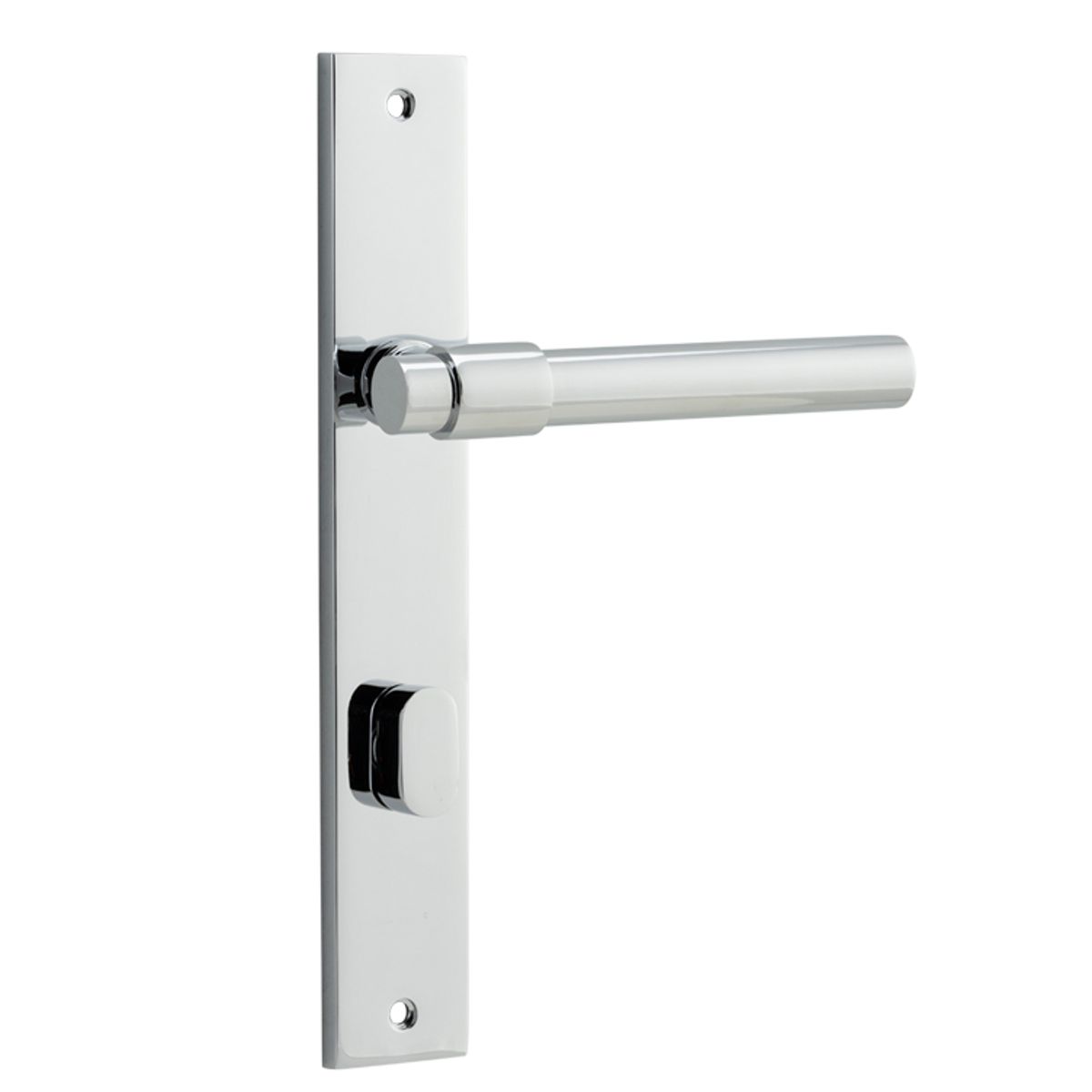 11896P85 - Helsinki Lever - Rectangular Backplate - Polished Chrome - Privacy