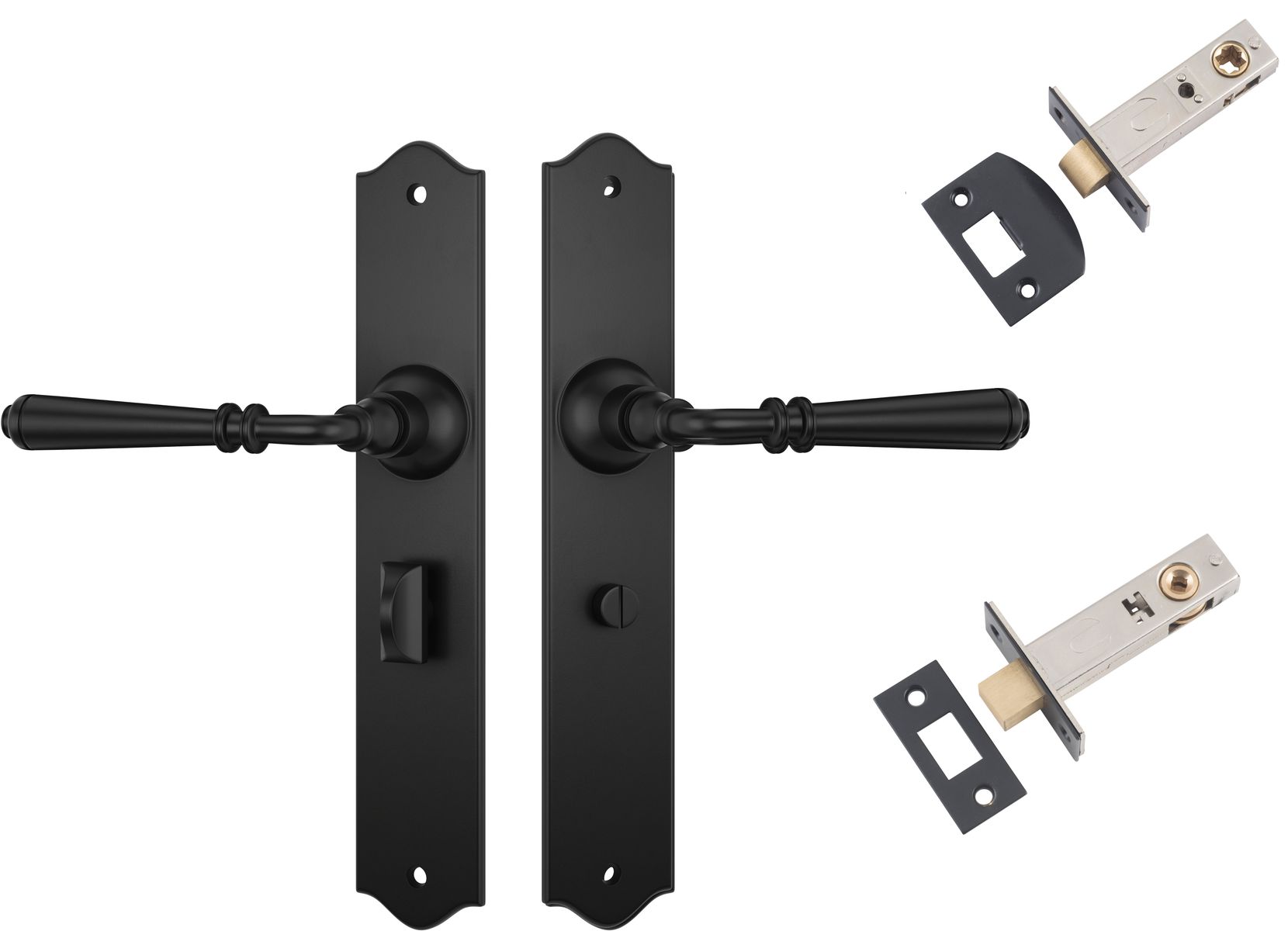 Reims Lever - Long Backplate Privacy Set
