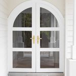 15364E85 - Osaka Lever - Oval Backplate - Brushed Brass - Entrance