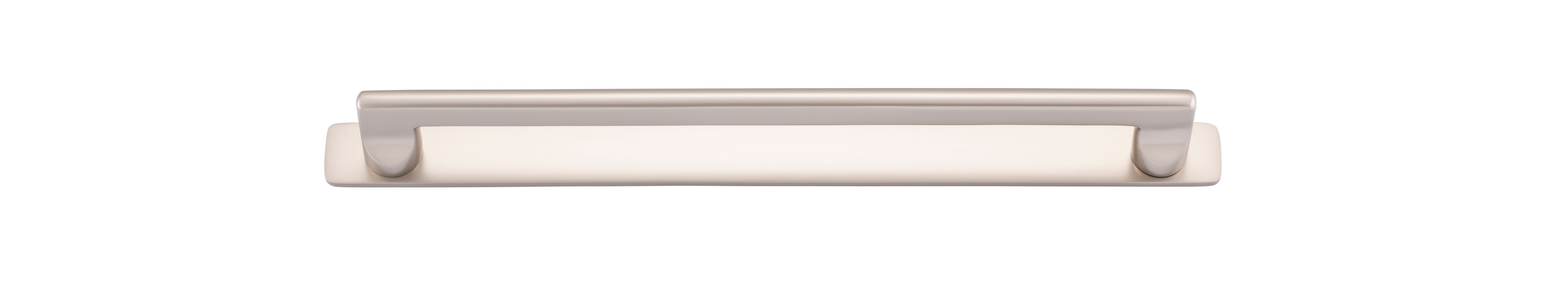 20909B - Baltimore Cabinet Pull with Backplate - CTC256mm - Satin Nickel