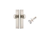 14831KPASS60 - Paddington Knob - Chamfered Backplate Passage Kit - Satin Nickel - Passage