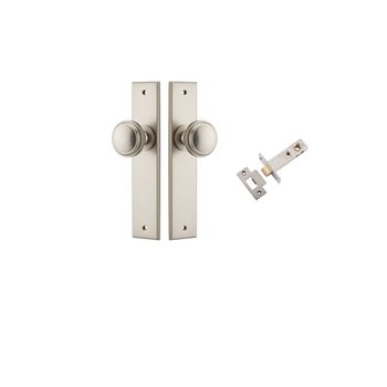 Paddington Knob - Chamfered Backplate Passage Kit